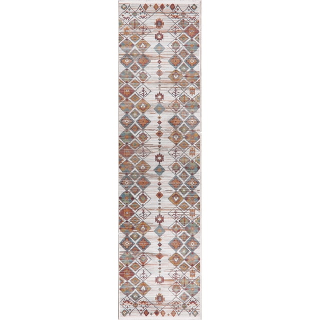 All-Over South-Western Turkish Oriental Area Rug Geometric Carpet