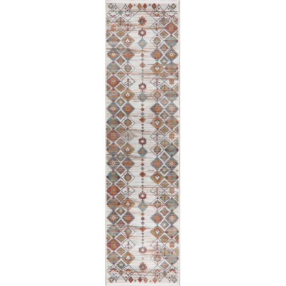 All-Over South-Western Turkish Oriental Area Rug Geometric Carpet