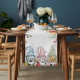 thumbnail image 2 of Gnomes Easter Table Runner - 72 Inch Long, Kitchen Dining Table Runner Dresser Scarves, Eucalyptus Spring Floral Weeping Eggs Farmhouse Farmhouse Decor for Coffee Tables Wedding Party Banquet, 2 of 8