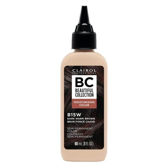 Clairol Beautiful Collection #B15W Dark Warm Brown 3oz (Pack of 6)