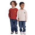 thumbnail image 6 of Wonder Nation Toddler Boys Embroidered Textured Thermal Top with Long Sleeves, Sizes 12M-5T, 6 of 7