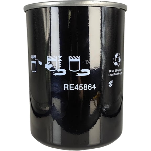 XYZIL RE45864 Transmission Hydraulic Oil Filter Compatible with John Deere 3025D 3035D 3043D 5038D 4044M 4044R 4049M 4049R 4052M 4052R 4066M 4066R 3036E 5045D 5055E 5075E 5042D P165877 51746