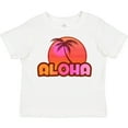 thumbnail image 3 of Inktastic Pink Aloha Palm Girls Toddler T-Shirt, 3 of 5