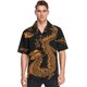 thumbnail image 3 of Camisas hawaianas para hombre, de manga corta, con estampado 3D de animales, camisa de playa Aloha, camisas informales de verano de gran tamaño con botones, 3 of 5