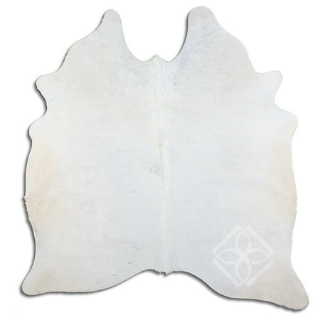 Real Cowhide Rug NATURAL HAIR ON COWHIDE WHITE 2 - 3 M GRADE B SIZE 22 - 32 (Best Way To Hide White Hair)