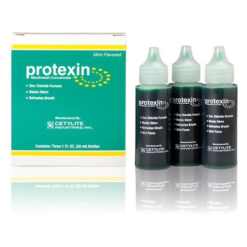 Protexin Mouthwash Concentrate 3 x 1 oz. Bottles Makes 1 Gallon A Zinc