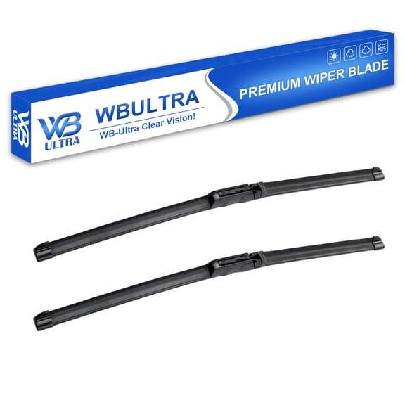 WBULTRA 22"   22" Premium Wiper Blades: 2-Pack Windshield Wipers for Audi A6 2005-2011 Audi A6 Quattro 2005-2011 Audi C6 2005-2011 - All - Season Beam Design
