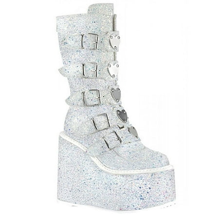 

EQWLJWE 2022 Booties for Women s Shoes Zipper Metal Buckle Thick Chunky Sole Ankle Boots Ladies Shoes Deals Discount Clearance