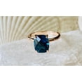 thumbnail image 3 of London Blue Topaz Cushion Cut Engagement 925 Sterling Silver Lover's Gift Ring Wedding For Him, 3 of 5