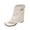 White, variant on Wovix Women's Stretchy Cloth High Top Strapy Stiletto Sandals Open Toe Summer Ankle Boot Dress Wedding Party Daily Streetwear Wear Shoes Black 37