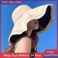 thumbnail image 2 of Fashion Summer Mens Bucket Hat UV Protection Sun Hats Soft Foldable Wide Brim Outdoor Beach Panama Cap Fisherman Cap, 2 of 5