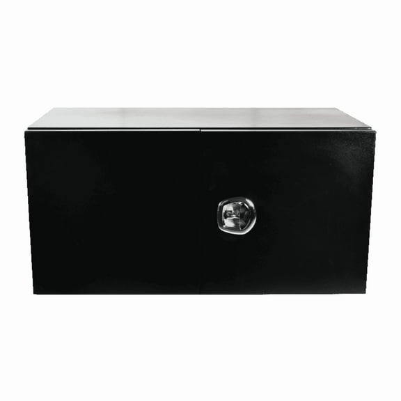 48''×24''×24" Steel Truck Bed Tool Box Underbody Storage w/ Barn Door Key