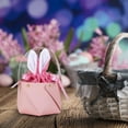 thumbnail image 6 of Easter Basket,Easter Bunny Gift Bags,Rabbit Ear Velvet Bags with Drawstrings,4 x 3 Inch Bunny Gift Pouches Party Favors for Easter Basket Party Supplies Candy Treat Jewelry(Pink), 6 of 8