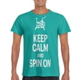 thumbnail image 5 of Camiseta Bianchi para hombre, camisetas de verano, camisetas de colores lisos, ropa de hombre con cuello redondo, 5 of 5