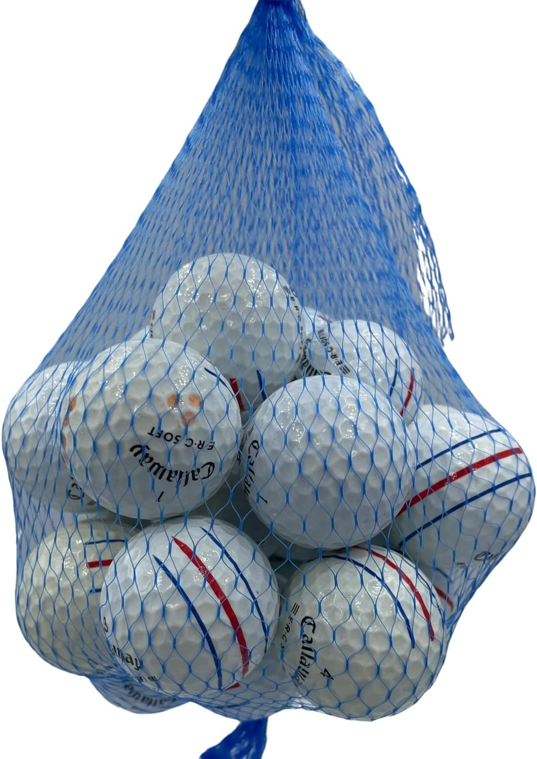 Pre-Owned Golf Ball Planet - ERC Soft Triple Track Recycled Golf Balls for Callaway (3A/Good, 24 Pack, White)