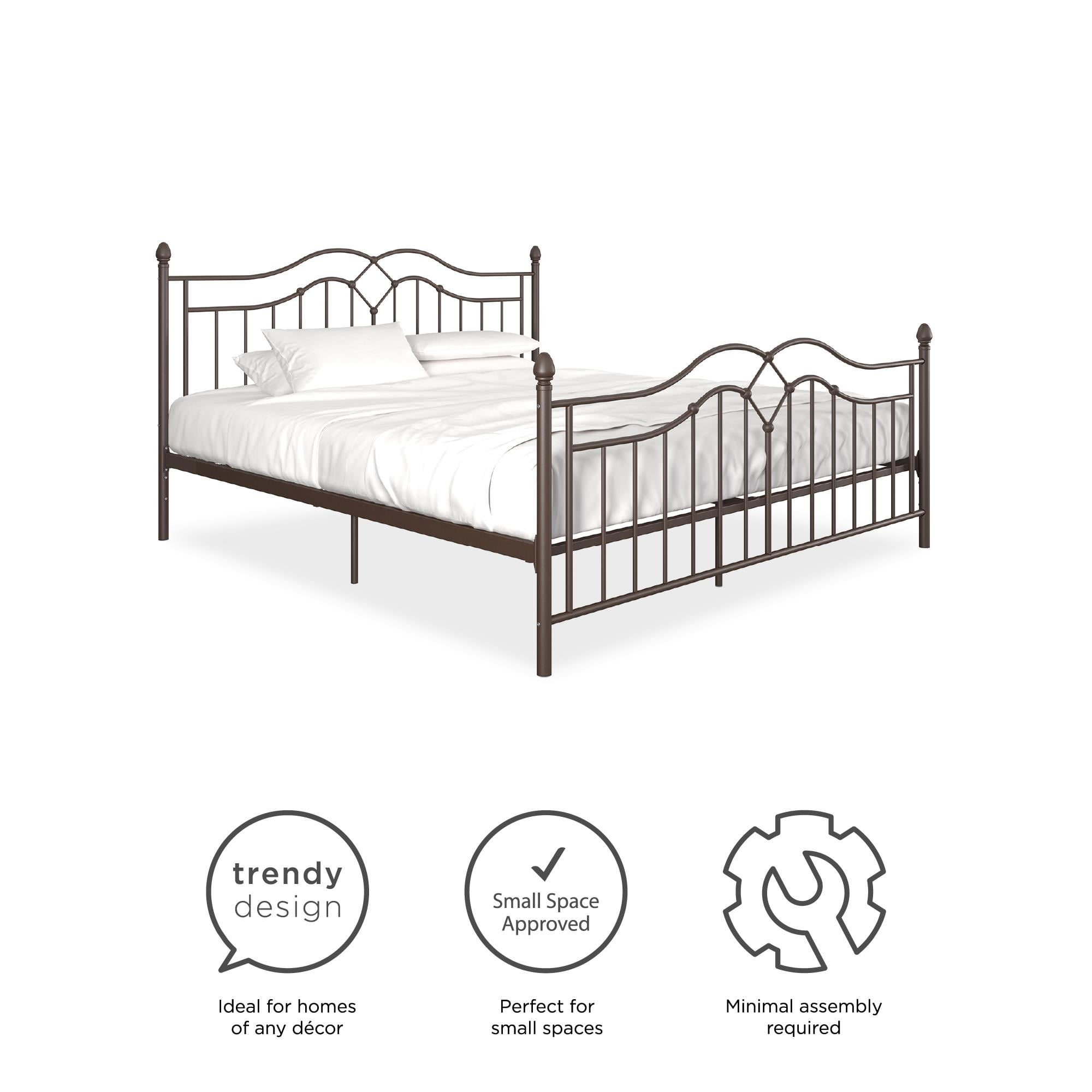 DHP Tokyo Metal Bed, King, Bronze
