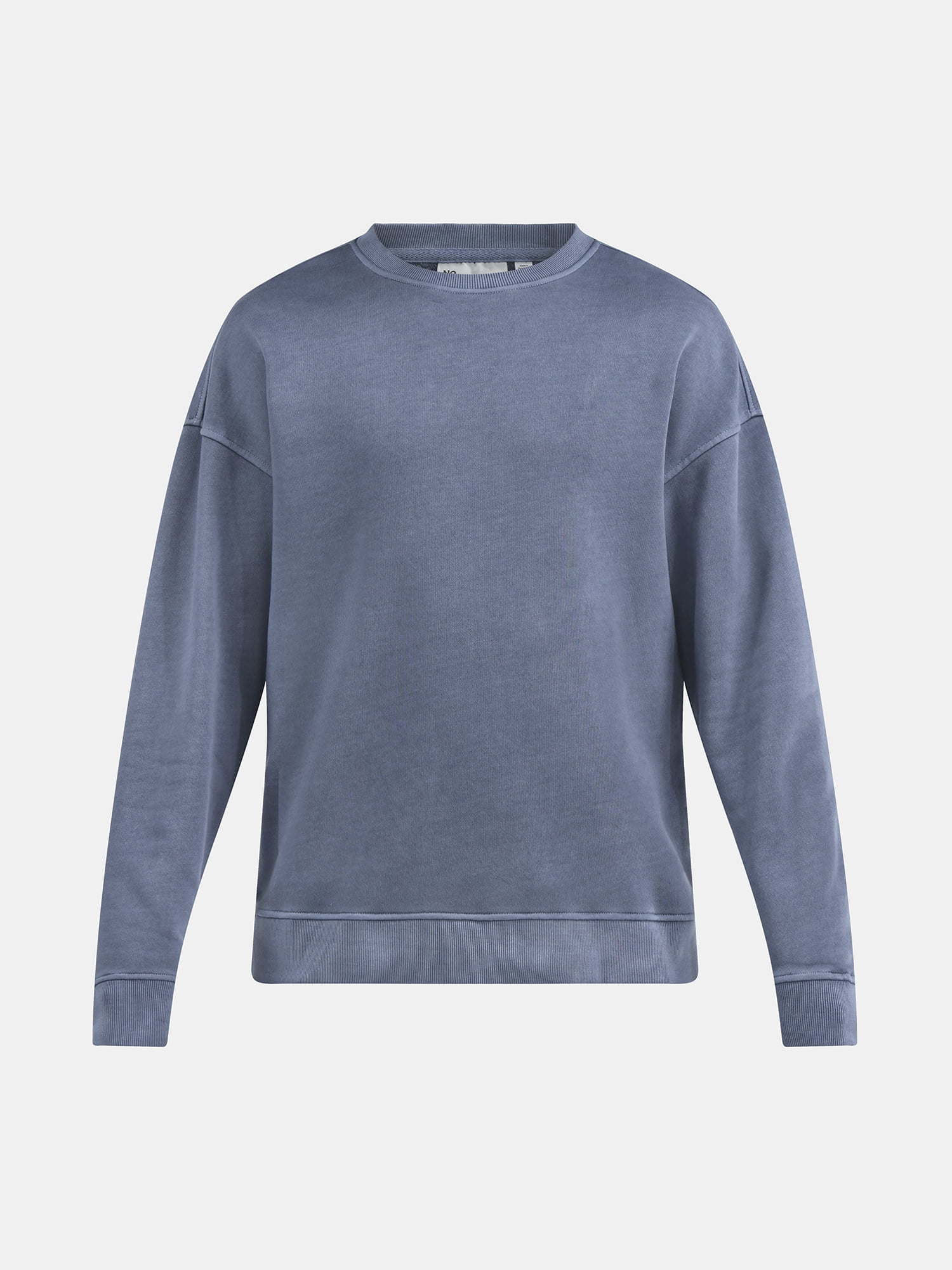 No Boundaries All Gender Fleece Crewneck Sweatshirt with Long Sleeves, Men's and Big Men’s