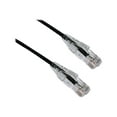 thumbnail image 1 of Axiom BENDnFLEX Ultra-Thin - Patch cable - RJ-45 (M) to RJ-45 (M) - 5 ft - foiled unshielded twisted pair (F/UTP) - CAT 6a - snagless, stranded - black, 1 of 4