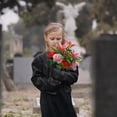 Artificial Flowers,Cemetery Simulation Bouquet Vase With Floor Outdoor ...