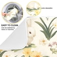 thumbnail image 2 of Yayeee Dish Drying Mat for Kitchen Counter 16"x18" Microfiber Absorbent Pad, White Rabbits, 2 of 7