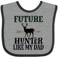 thumbnail image 3 of Inktastic Hunting Future Hunter Like Dad Boys or Girls Baby Bib, 3 of 4