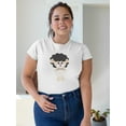 thumbnail image 2 of Cute Black Sheep T-Shirt Women -Image by Shutterstock, Female Large, 2 of 4