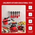 thumbnail image 2 of Play Kitchen Accessories, Pretend Play Accessories Kids Kitchen Playset with Play Food, Kitchen Pretend CookingToy Gifts for Girls Boys Ages 3+, 2 of 7