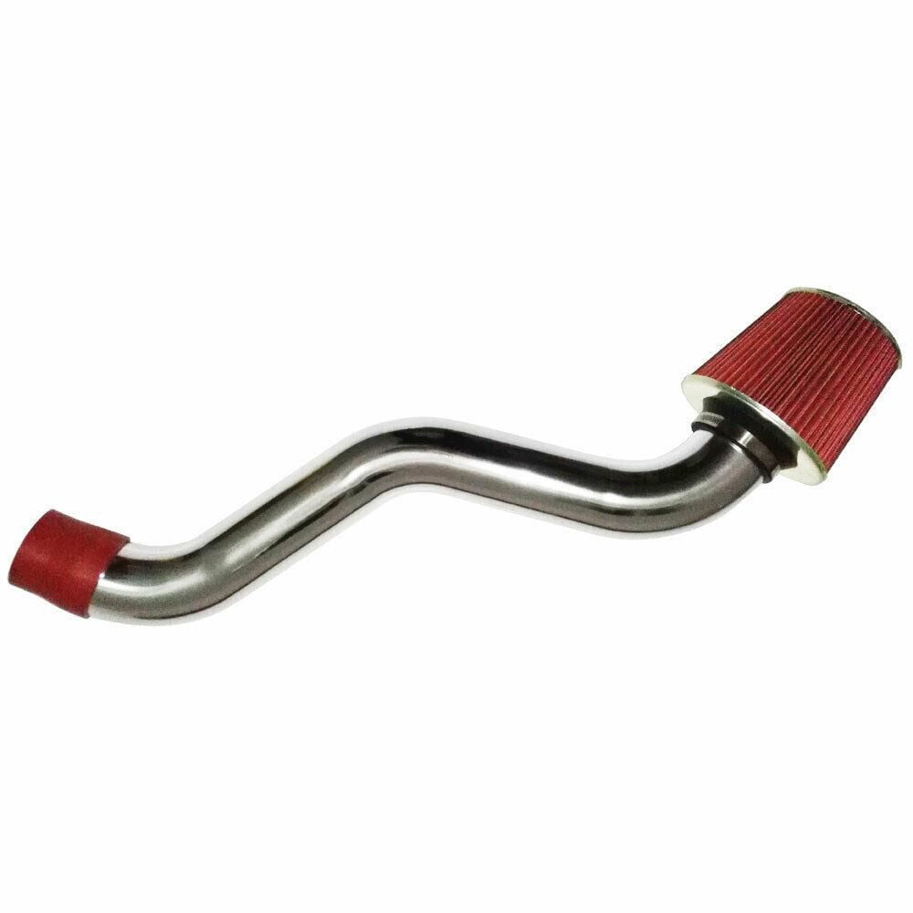 Red Cold Air Intake System Kit for 1998-2002 Honda Accord 2.3L DX LX EX SE VP & 1997-2001 Honda Prelude 2.2L, Anodized Aluminum Engine Intake Pipe, SKU 92531952
