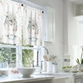thumbnail image 2 of LALILO Kitchen Curtains and Valances Set of 3 36" Easter Window Treatment Tiers for Window Decor, 2 of 5