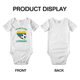thumbnail image 3 of Future Soccer Player Lithuania Soccer Fan Cute Baby Rompers (White, 3-6 Months), 3 of 5