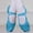 Blue, variant on OGLCCG Ballet Shoes for Girls Toddler Dance Slippers Canvas Glitter Ballet Shoes for Little Kid Practice Slippers Flat Gymnastics Yoga Shoes