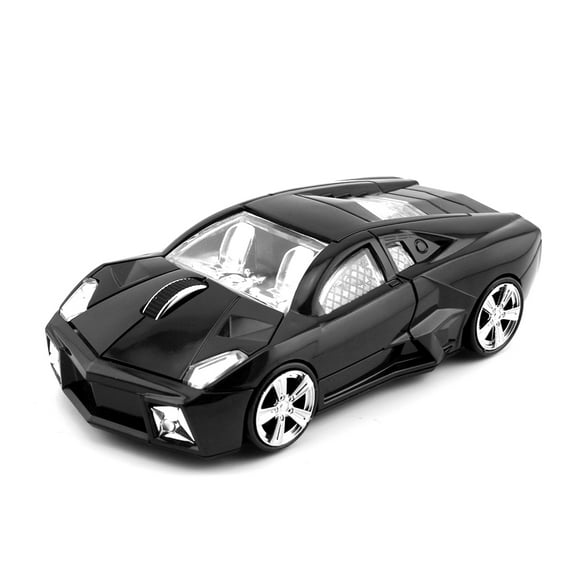 KUYHRF Wireless Toy Car Mouse, PC Gaming Mouse, 2.4GHz USB Receiver Mice-Black