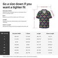 thumbnail image 7 of Sigee Mardi Gras Carnival3 Print Men's Shirts Casual Button Down Short Sleeve Summer Beach Shirt Hawaiian Vacation Shirts Tee Shirt-Medium, 7 of 7