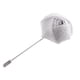 thumbnail image 3 of Broche de solapa con flor de rosa Sunnimix para traje de boda Color gris, 3 of 8
