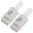 thumbnail image 5 of WEUVEB Soft Close Toilet Seat Buffer Hinges White 2-Pack Quiet Closing Replacement Parts, 5 of 8