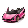 thumbnail image 1 of Best Ride on Cars LAMBO SIAN PNK 12V Lamborghini Sian Toy Car, Pink, 1 of 1