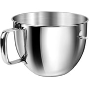 7QT Stainless Steel Mixer Bowl for Kitchenaid Stand Mixers, Kitchen Aid Mixing Bowl for 7QT Lift Mixer with Handle