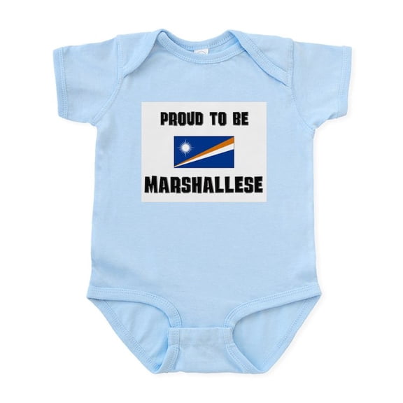 CafePress - Proud To Be MARSHALLESE Infant Bodysuit - Baby Light Bodysuit, Size Newborn - 24 Months