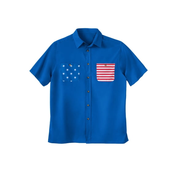 KingSize Men's Big & Tall Short Sleeve American Sport Shirt