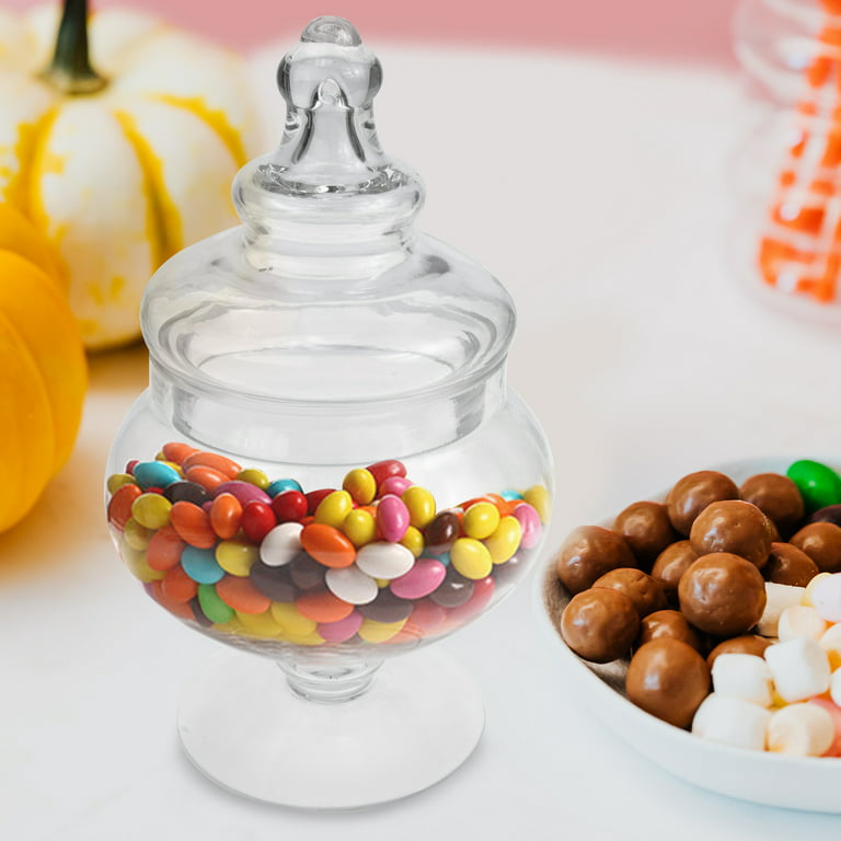Home Snack Holders Wedding Ceremony Decorations Candy Organizer Storage Jar  Glass Cereals Containers