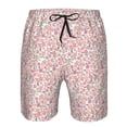 thumbnail image 3 of Goofa Floral Retro Style Printed Mens Swim Trunks Summer Quick Dry Short Beach Swimwear Bathing Suits-Small, 3 of 9