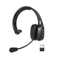 thumbnail image 1 of TECKNET Trucker Auriculares Bluetooth con micrófono con cancelación de ruido inalámbricos en la oreja, auriculares inalámbricos manos libres para teléfono celular, computadora, oficina, hogar, centro, 1 of 5
