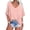 Pink, variant on Women Summer V Neck Casual T Shirt