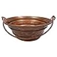 thumbnail image 3 of SimplyCopper Seau Rond en Cuivre 15 Pouces Naturel pour Lavabo de Bain, 3 of 4