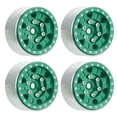 thumbnail image 6 of 4 Pcs Wheel Hub Aluminium Alloy Wearproof Stable Small Bead Lock Wheel for SCX24 1/24 Car Green, 6 of 8