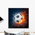 thumbnail image 1 of Soccer Ball Wall Mural by Wallmonkeys Peel and Stick Graphic (18 in H x 18 in W) WM194310, 1 of 4
