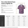 thumbnail image 5 of Sikiie Skull colorful flower daisy Men's Wrinkle Free Untucked Cuban Shirt Business Casual Button Down Shirts Short Sleeve ShirtMedium, 5 of 5