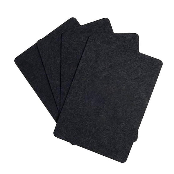 Kitchen Table Placemats Felt Place Mat Home Users Anti-scald Simple Design Black 41.00X30.00X0.30CM 1Set