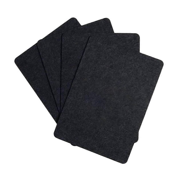 Kitchen Table Placemats Felt Place Mat Home Users Anti-scald Simple Design Black 41.00X30.00X0.30CM 1Set