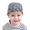 Single cap dark gray, variant on Kids Hat Handsome and Cute Copper Pirate Hat Cotton Set Single Hat for Boy and Girl 0-3 Year old